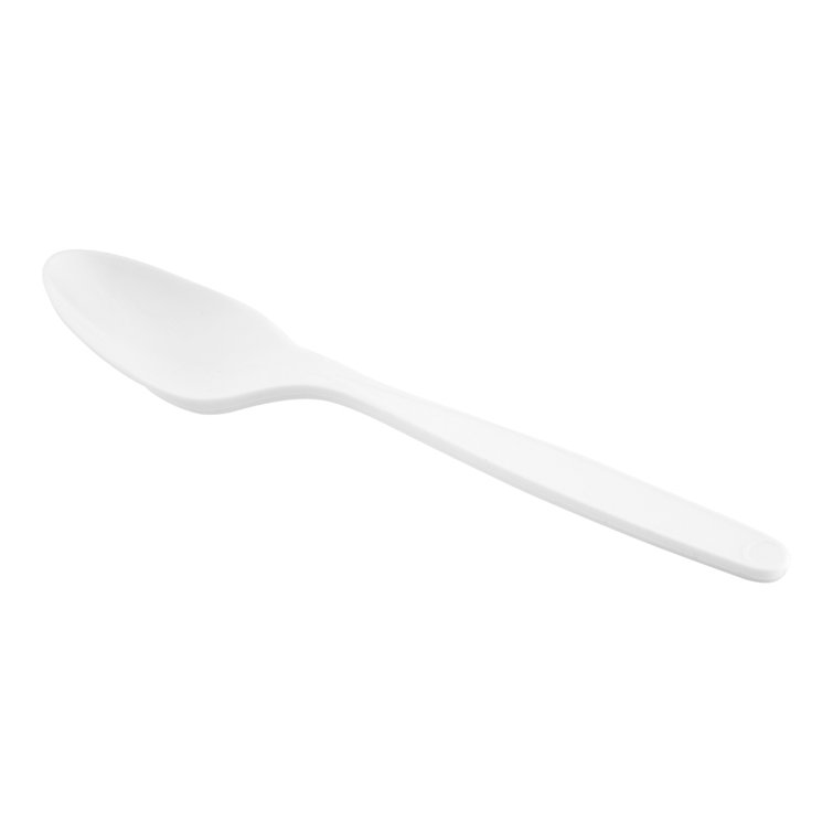 Restaurantware CPLA Mini Compostable Basic Plastic Disposable Spoons